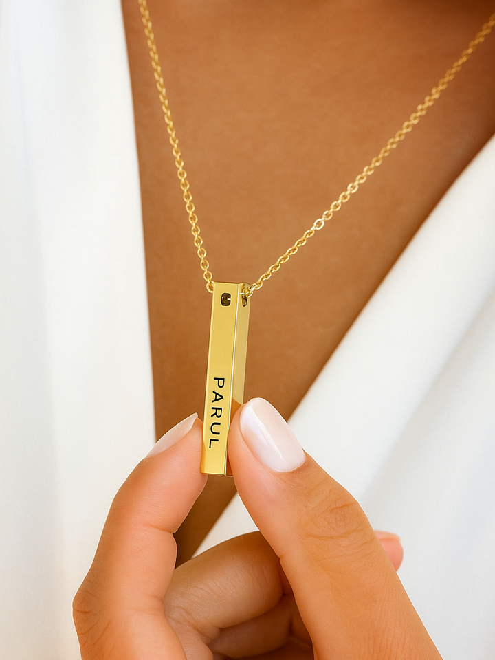 Vertical Cuboid Bar Pendant