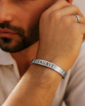 Silver Cuff Unisex Bracelet